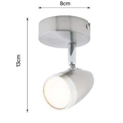 Vector 1 Bar LED Spotlight - Satin Nickel 5 Vector 1 Bar LED Spotlight - Satin Nickel -Home Lighting Store 12810127 1034840948074390