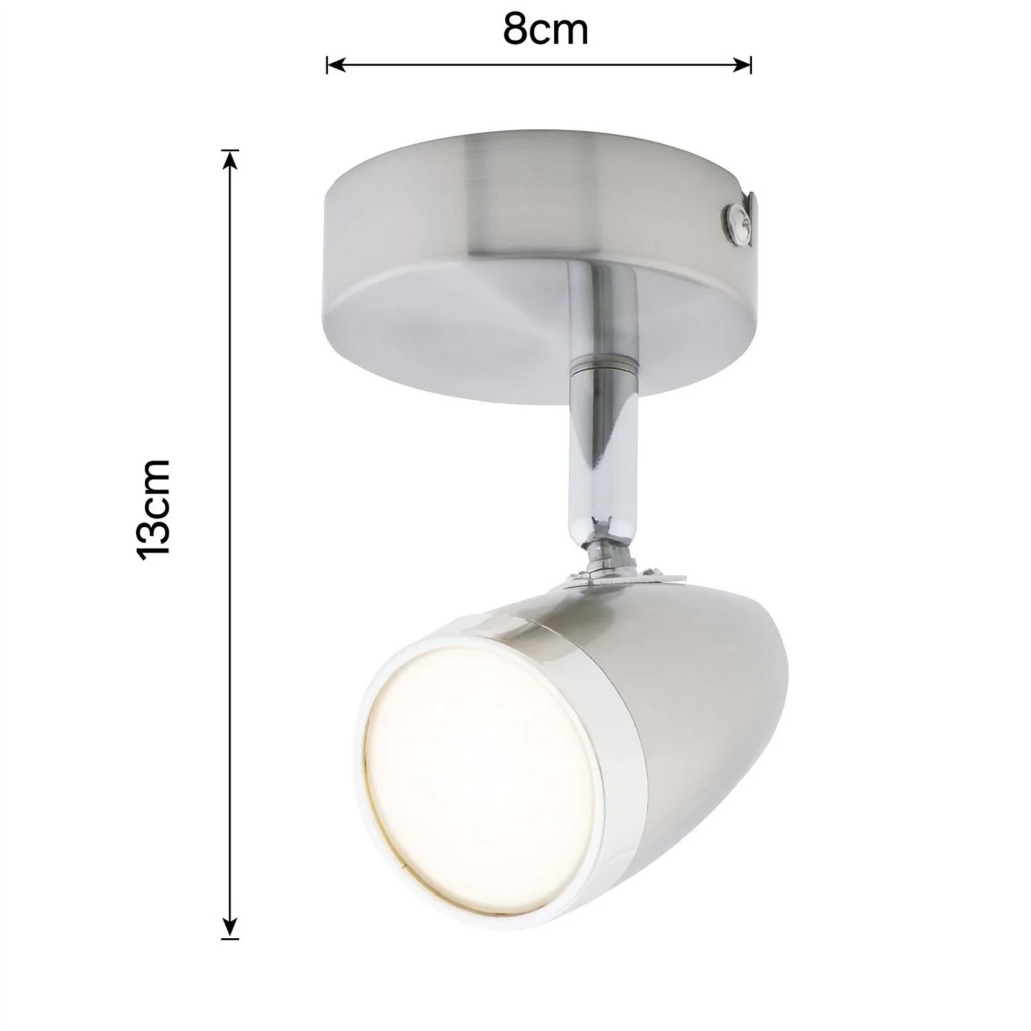 Vector 1 Bar LED Spotlight - Satin Nickel Vector 1 Bar LED Spotlight - Satin Nickel -Home Lighting Store 12810127 1034840948074390