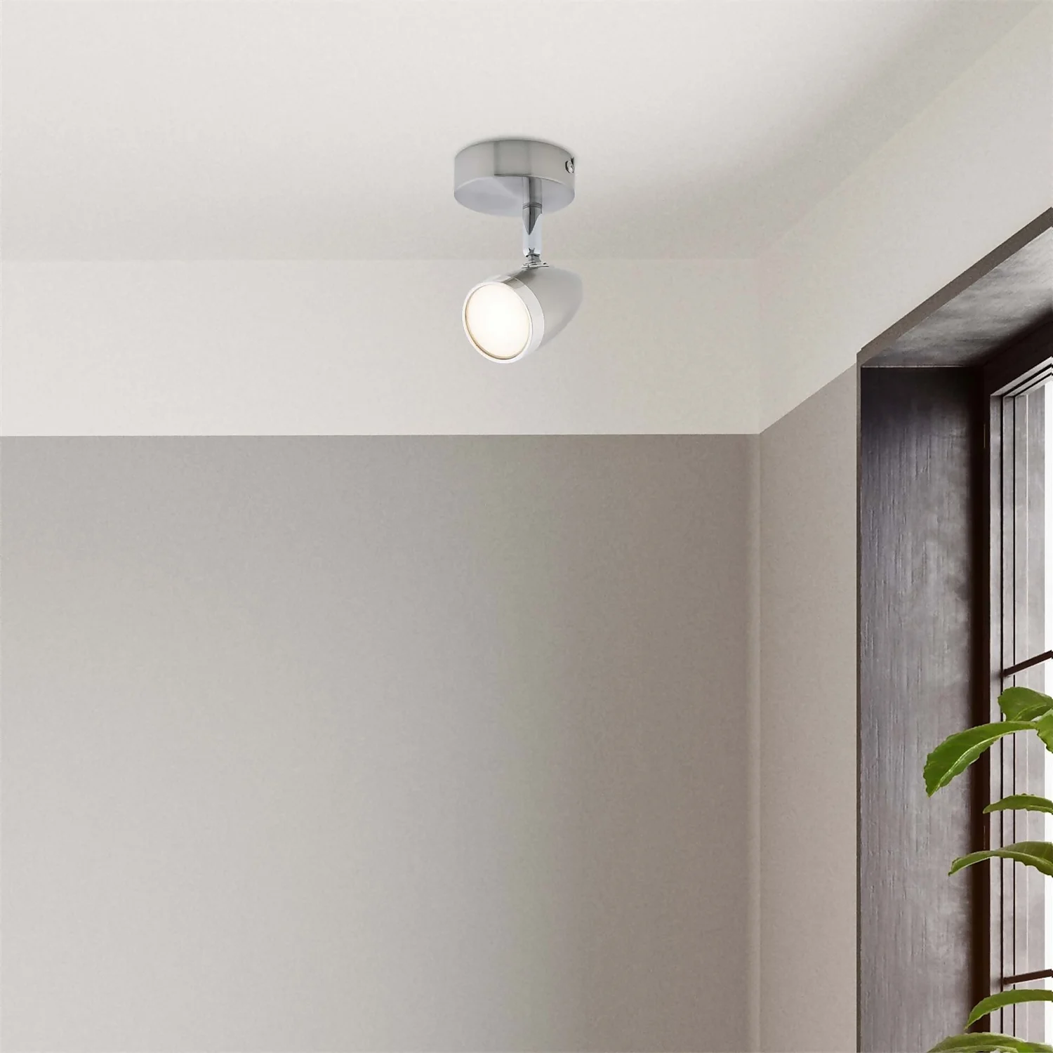 Vector 1 Bar LED Spotlight - Satin Nickel Vector 1 Bar LED Spotlight - Satin Nickel -Home Lighting Store 12810127 2424840948013202