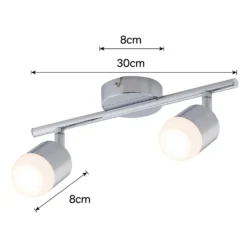 Pallas 2 Bar 4W LED Spotlight - Chrome -Home Lighting Store 12810236 1164843073613312