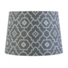 Patterned Tapered Lamp Shade - Grey -Home Lighting Store 12812945 2034831963084479