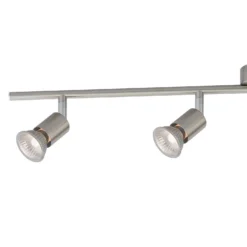 Rochdale 4 Lamp Spotlight Bar - Brushed Stainless Steel -Home Lighting Store 12813665 1584843086139323