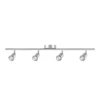 Rochdale 4 Lamp Spotlight Bar - Brushed Stainless Steel 2 Rochdale 4 Lamp Spotlight Bar - Brushed Stainless Steel -Home Lighting Store 12813665 7924843086041946