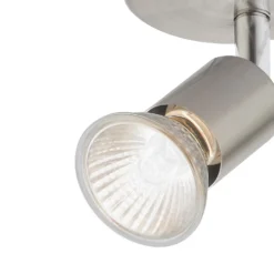 Rochdale 1x 35W Spotlight - Brushed Stainless Steel -Home Lighting Store 12813666 1574843085971155