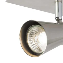 Swansea 1x 35W Spotlight - Brushed Stainless Steel -Home Lighting Store 12813668 7694843086289005