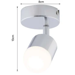Pallas 1x 5W LED Spotlight - Chrome -Home Lighting Store 12813802 5494843086897693