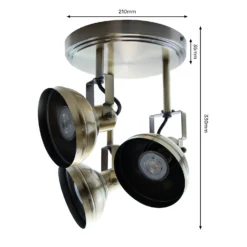 Ditavon 3x 35W Spotlight - Antique Brass -Home Lighting Store 12813803 4364967163243009