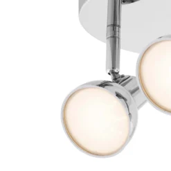 Apollo 3x 5W Round Plate LED Spotlight - Chrome -Home Lighting Store 12813810 4514843087144866