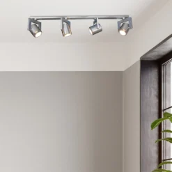 Yorkie 4 Lamp Spotlight Bar - Satin Nickel -Home Lighting Store 12815954 1804843347416628