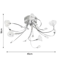 Flora 5 Lamp Semi-Flush Ceiling Light -Home Lighting Store 12815958 1754938641863368