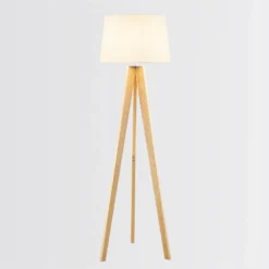 Poppy Tripod Floor Lamp - Natural -Home Lighting Store 12816482 5054833200649462