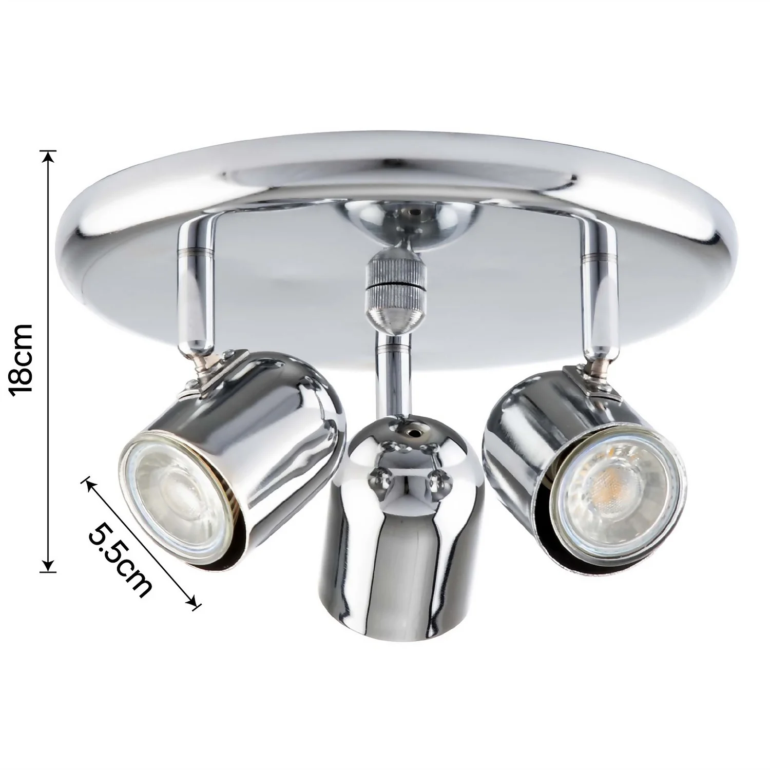 Phoenix 3 Lamp Spotlight - Chrome Phoenix 3 Lamp Spotlight - Chrome -Home Lighting Store 12816706 1904843347999741