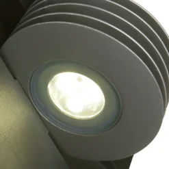 Lutec Split LED Up & Down Outdoor Wall Light - Anthracite -Home Lighting Store 12819091 1674952691603195