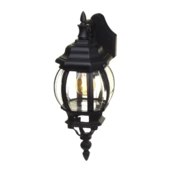 Lutec Canterbury E27 Outdoor Wall Lantern - Black -Home Lighting Store 12819092 1504840987871118