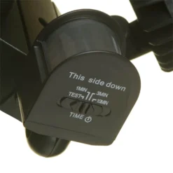 Lutec Shrimp Twin Head Outdoor LED PIR Wall Light - Black -Home Lighting Store 12819186 1564832982861864