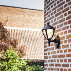 Lutec Unite LED PIR Outdoor Wall Light - Black -Home Lighting Store 12819194 2504952877430275