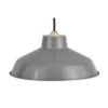 Retro Metal Easy Fit Pendant Light Shade - Grey -Home Lighting Store 12819599 5794831916652279