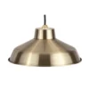 Retro Metal Easy Fit Pendant Shade - Brass -Home Lighting Store 12819605 3204831916781015