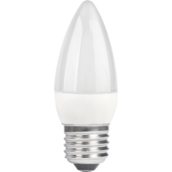 TCP LED Candle 60W E27 Coat Warm Light Bulb - 2 Pack