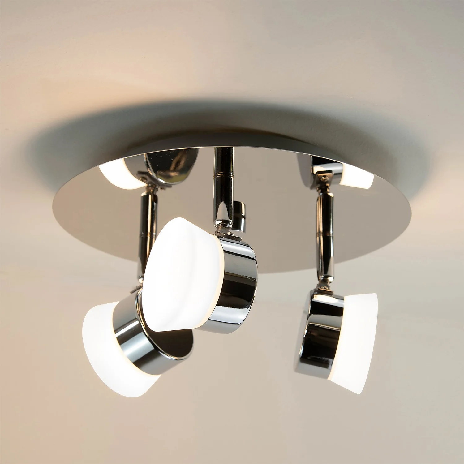 Paisley LED Bathroom Round Plate Spotlight - 3 x 4.5W Paisley LED Bathroom Round Plate Spotlight - 3 X 4.5W -Home Lighting Store 12826177 1524958071416072