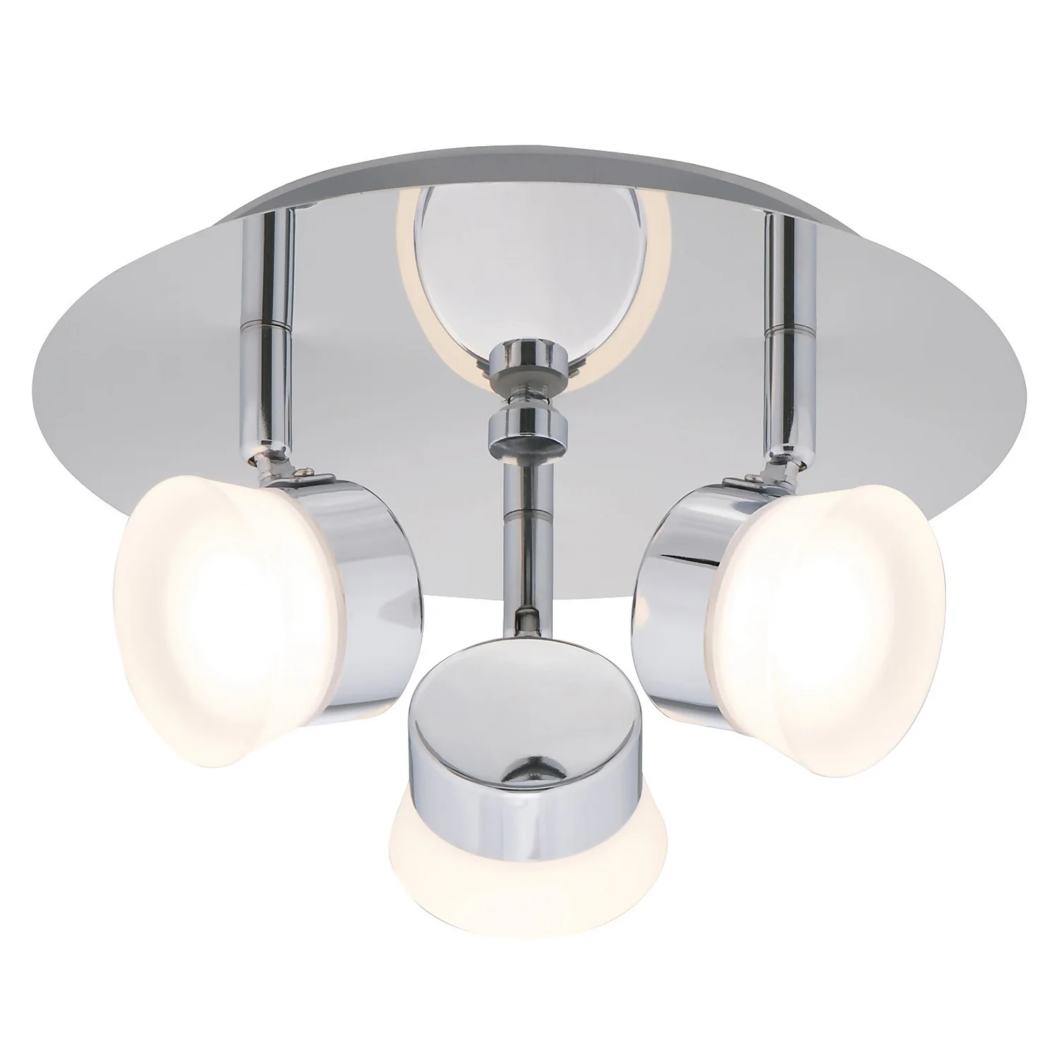 Paisley LED Bathroom Round Plate Spotlight - 3 x 4.5W Paisley LED Bathroom Round Plate Spotlight - 3 X 4.5W -Home Lighting Store 12826177 2224958071525008
