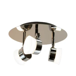 Paisley LED Bathroom Round Plate Spotlight - 3 X 4.5W 6 Paisley LED Bathroom Round Plate Spotlight - 3 X 4.5W -Home Lighting Store 12826177 7004958071622001