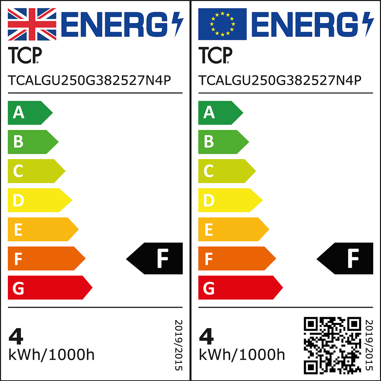 TCP LED Glass GU10 35W Warm Light Bulb - 4 pack TCP LED Glass GU10 35W Warm Light Bulb - 4 Pack -Home Lighting Store 12826533 1884891505977017