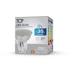 TCP LED Glass GU10 35W Cool Light Bulb 3 TCP LED Glass GU10 35W Cool Light Bulb -Home Lighting Store 12826537 5915022112413576