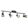 Swansea 4 Lamp Spotlight Bar - Black Nickel -Home Lighting Store 12828398 2024843436451609