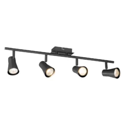 Swansea 4 Lamp Spotlight Bar - Black Nickel