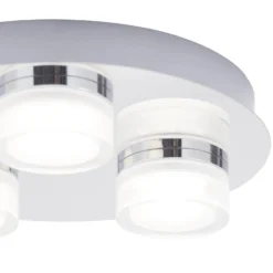 Amalfi 3 Plate LED Flush - Chrome -Home Lighting Store 12831933 5724832981779977