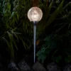 Crackle Ball Solar Outdoor Stake Light - 8cm -Home Lighting Store 12835748 6515042097537372