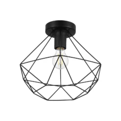 Eglo Tarbes Flush Light - Black 3 Eglo Tarbes Flush Light - Black -Home Lighting Store 12836413 1054831950008679