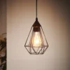 Eglo Tarbes Small Pendant Light - Black -Home Lighting Store 12836707 1214940998958715