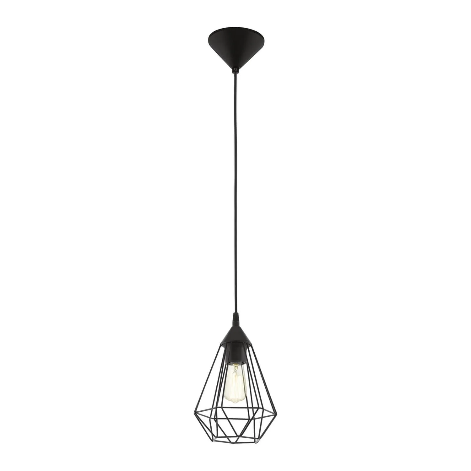 Eglo Tarbes Small Pendant Light - Black Eglo Tarbes Small Pendant Light - Black -Home Lighting Store 12836707 1344831940873538