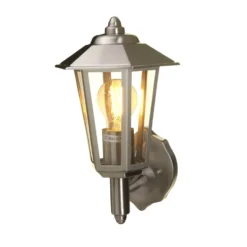 Lutec Grosvenor Stainless Steel Outdoor Wall Lantern -Home Lighting Store 12840505 1204833193740372