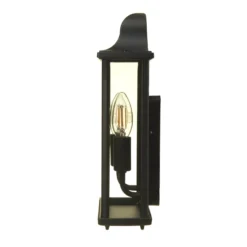 Lutec Holly Outdoor Wall Lantern - Black -Home Lighting Store 12840506 7084833193348359