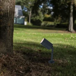 Lutec Rado Outdoor Ground Spike Light - Graphite