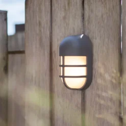 Lutec Bullo Outdoor Bulkhead Light - Anthracite -Home Lighting Store 12840632 2134952694885864