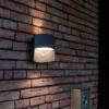 Lutec Lotus LED Up & Down Outdoor Wall Light - Anthracite 1 Lutec Lotus LED Up & Down Outdoor Wall Light - Anthracite -Home Lighting Store 12840633 5044952656928970