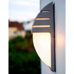 Lutec City Outdoor Bulkhead Wall Light - Anthracite 5 Lutec City Outdoor Bulkhead Wall Light - Anthracite -Home Lighting Store 12840643 1284952694886413