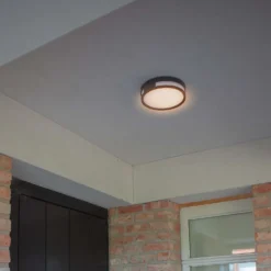 Lutec Rola LED Outdoor Bulkhead Light - Anthracite -Home Lighting Store 12840746 2044952683020768