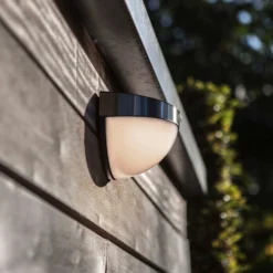 Lutec Bubble Solar LED Outdoor Wall Light With PIR Motion Sensor -Home Lighting Store 12840752 8924952869514847