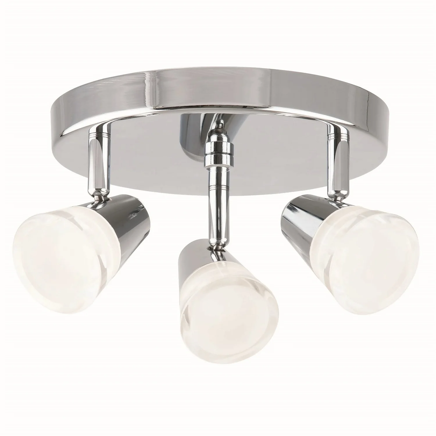 Rhea 3 Lamp Spotlight Plate - Polished Chrome Rhea 3 Lamp Spotlight Plate - Polished Chrome -Home Lighting Store 12882213 1734843517625738