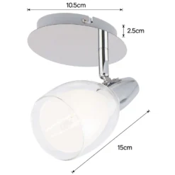 Eliza Single Lamp Spotlight - Chrome 5 Eliza Single Lamp Spotlight - Chrome -Home Lighting Store 12882215 1774843518021546