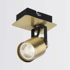 Lucy Single Lamp Spotlight - Gold & Black -Home Lighting Store 12882218 1114843518434490