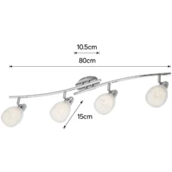 Eliza 4 Lamp Spotlight Bar - Chrome -Home Lighting Store 12882220 1024843518360663