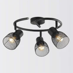 Emily 3 Lamp Spotlight Ring - Black 4 Emily 3 Lamp Spotlight Ring - Black -Home Lighting Store 12882228 9034843519859646