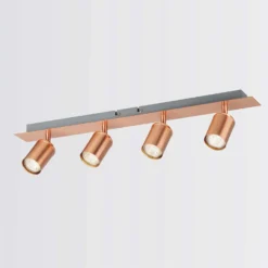 Rose 4 Lamp Spotlight Bar - Rose Gold -Home Lighting Store 12882239 1704843521204933