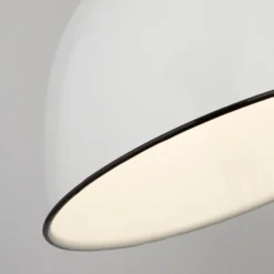 Country Living Farmhouse Dome Pendant Light - White - 31cm -Home Lighting Store 12882895 5684860936598008